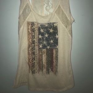 American Flag Tank Top